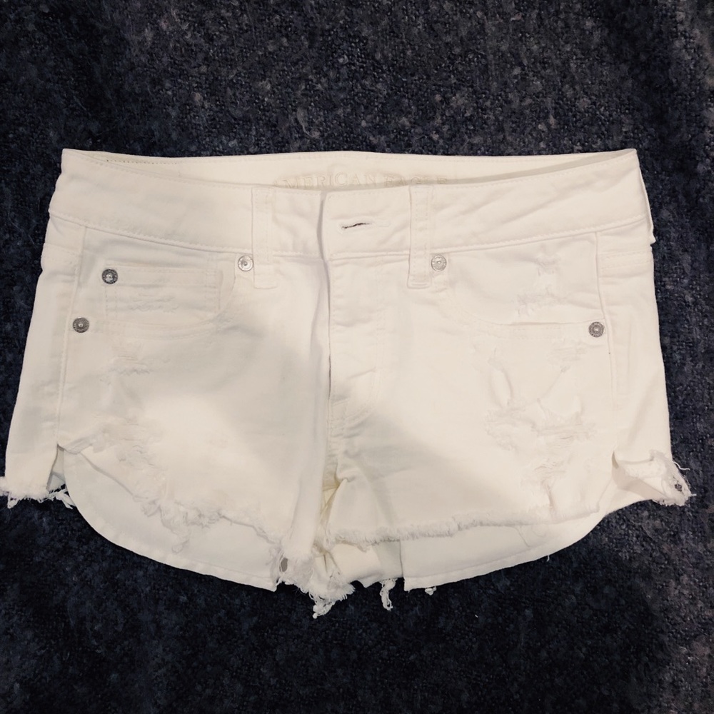 American Eagle White Shorts